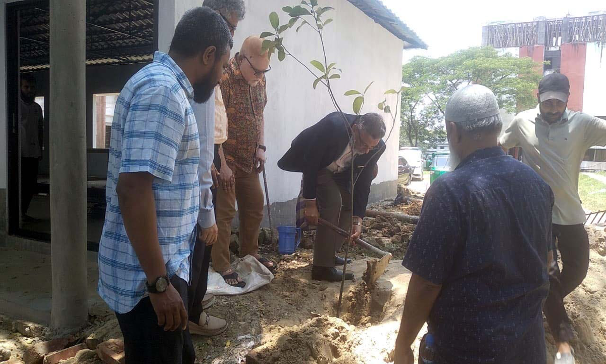*North East Medical College Plants Trees for a Greener Future*